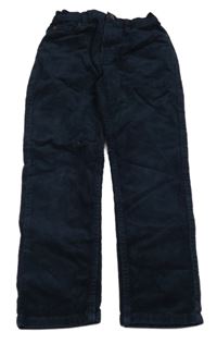 Tmavomodré menšestrové nohavice Next