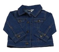 Tmavomodrá riflová bunda MickMack