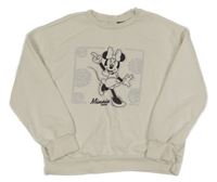 Smotanová mikina s Minnií a kamienkami LC Waikiki