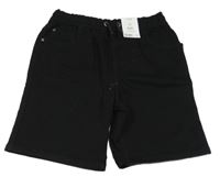 Nové - Černé riflové kraťasy George 