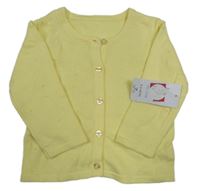 Nové - Žltý prepínaci sveter s bambulkami Matalan