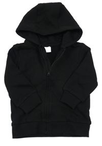 Čierna prepínaci mikina s kapucňou H&M