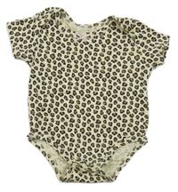 Béžovo-hnedé vzorované body