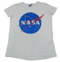 Bílé tričko Nasa C&A