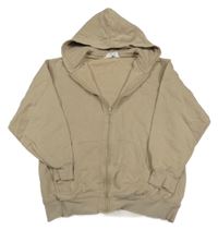 Béžová prepínaci mikina s kapucňou H&M