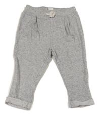 Sivé melírované tepláky H&M