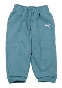 Modrošedé tepláky s logem PUMA