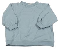 Světlemodrošedá mikina ZARA