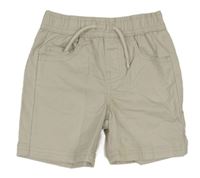 Svetlobéžové plátenné kraťasy St. Bernard