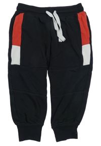 Čierno-červeno-biele tepláky H&M