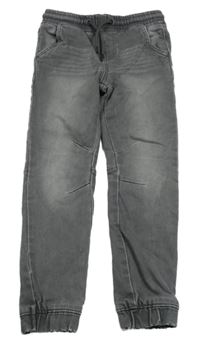 Sivé zateplené skinny rifle C&A