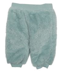 Svetlozelené chlpaté tepláky Studio