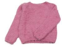 Ružový chlpatý sveter Dopodopo