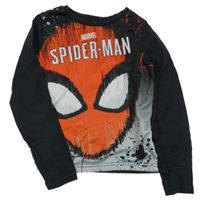 Černo-šedé triko se Spidermanem Nutmeg