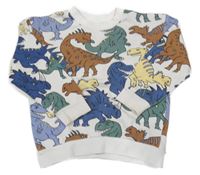 Smotanová mikina s dinosaurami H&M