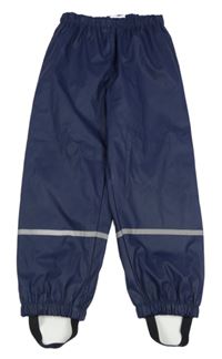 Tmavomodré nepromokavé podšité kalhoty Kiki&Koko