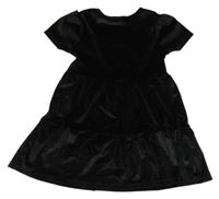 Čierne zamatové šaty F&F