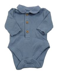 Modré rebrované body s golierikom George