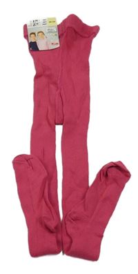 Nové - tmavoružové pančuchy