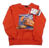 Nové - červená mikina s Cars 