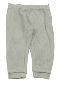 Sivé rebrované ľahké tepláky C&A