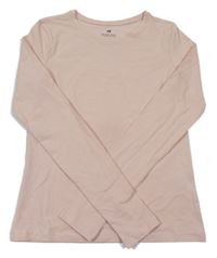 Svetloružové tričko H&M