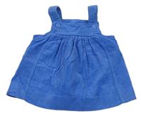 Modré menšestrové na traké šaty zn. Mothercare