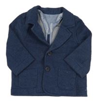 Tmavomodré teplákové sako zn. Matalan