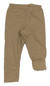 Béžové zateplené legíny H&M