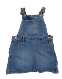 Modré rifľové na traké šaty Kiabi