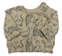 Béžová mikina s diny Primark