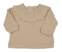 Svetloružový sveter s golierikom George