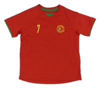 Červené športové tričko s číslem - Portugalsko H&M