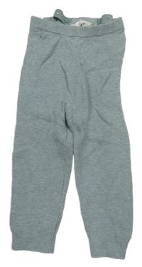 Světlemodré pletené tepláky H&M