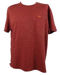 Pánske tmavočervené tričko Superdry