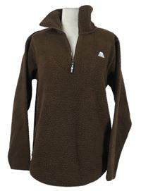 Dámská hnědá huňatá mikina 4th ARQ 