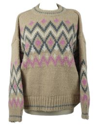 Dámský béžový vzorovaný teplý svetr George 