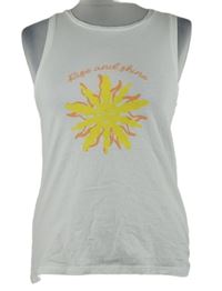 Dámsky biely top so slniečkom Matalan