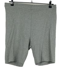 Dámske sivé elastické kraťasy H&M