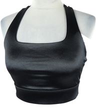 Nové -Dámský černý sportovní crop top Asos 