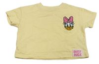 Žltá mikina s Daisy Disney