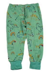 Zelené pyžamové kalhoty s dinosaury George