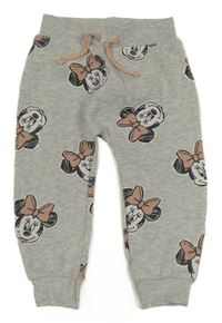 Světlešedé baggy tepláky s Minnie George