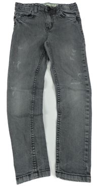 Sivé skinny rifle Denim Co