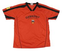 Červeno-černý fotbalový dres Germany 