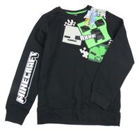 Nové- Černá mikina s Minecraft 