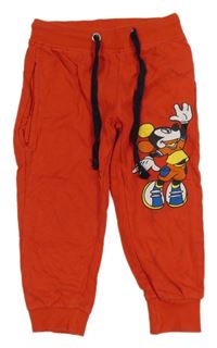 Červené tepláky s Mickeym 