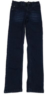 Tmavomodré skinny rifle 