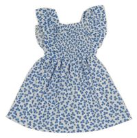 Bielo-modré kvetované šaty Primark