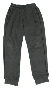 Tmavošedé tepláky Adidas